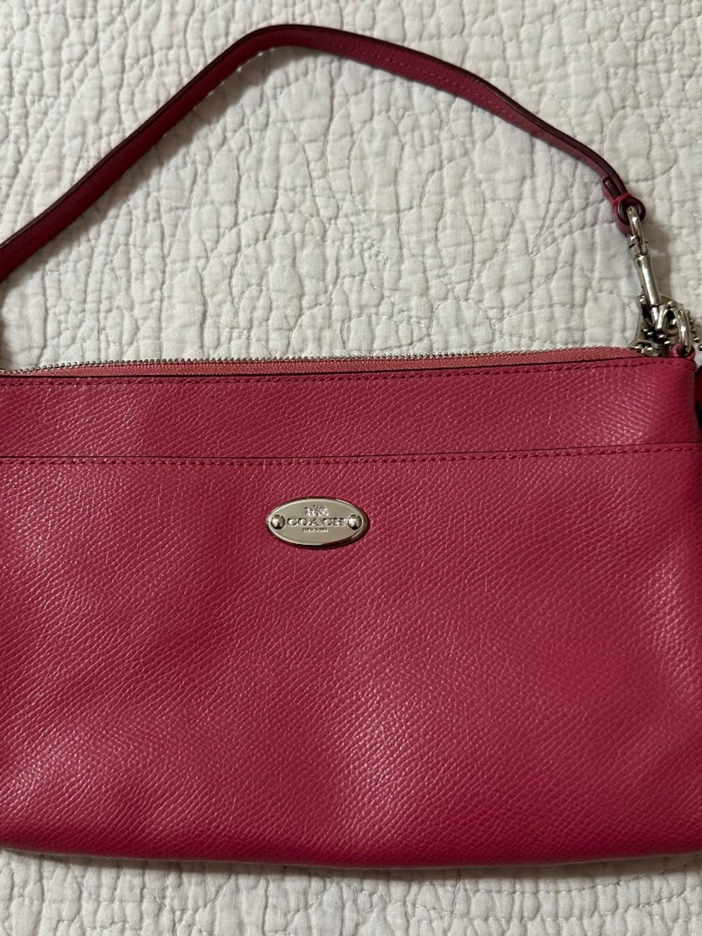 Coach Pink Berry Wristlet Clutch Bag